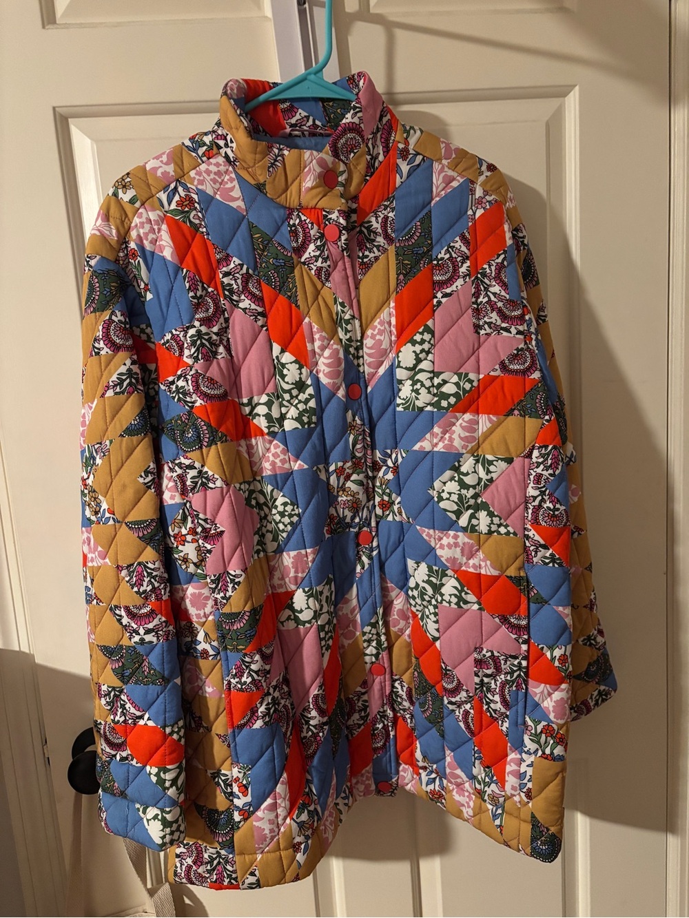 Boden quilted patchwork oversized jacket - Picture 2 of 10